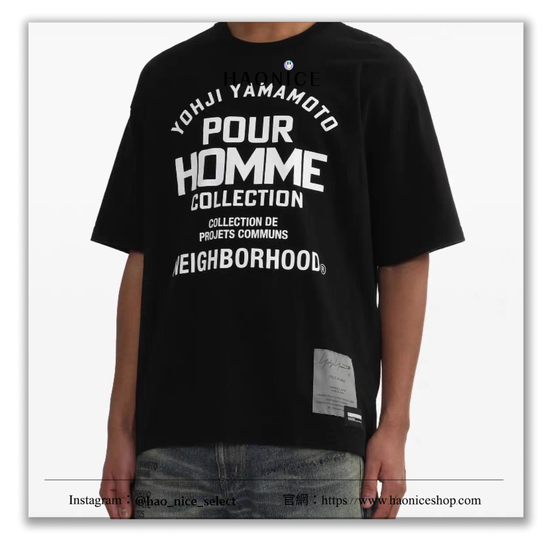 【HAO NICE 】日本🇯🇵潮流 NBHD Neighborhood ☠️25SS 春夏新款 聯名簽名T 日系風🈵🈵 百搭短T