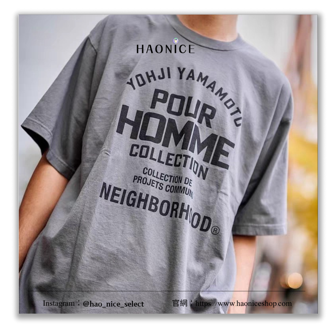 【HAO NICE 】日本🇯🇵潮流 NBHD Neighborhood ☠️25SS 春夏新款 聯名簽名T 日系風🈵🈵 百搭短T
