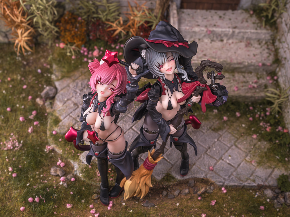 【次元具象】 1/12 見習魔女 星川貓貓 PVC可動成品模型 黑發版/紅發版