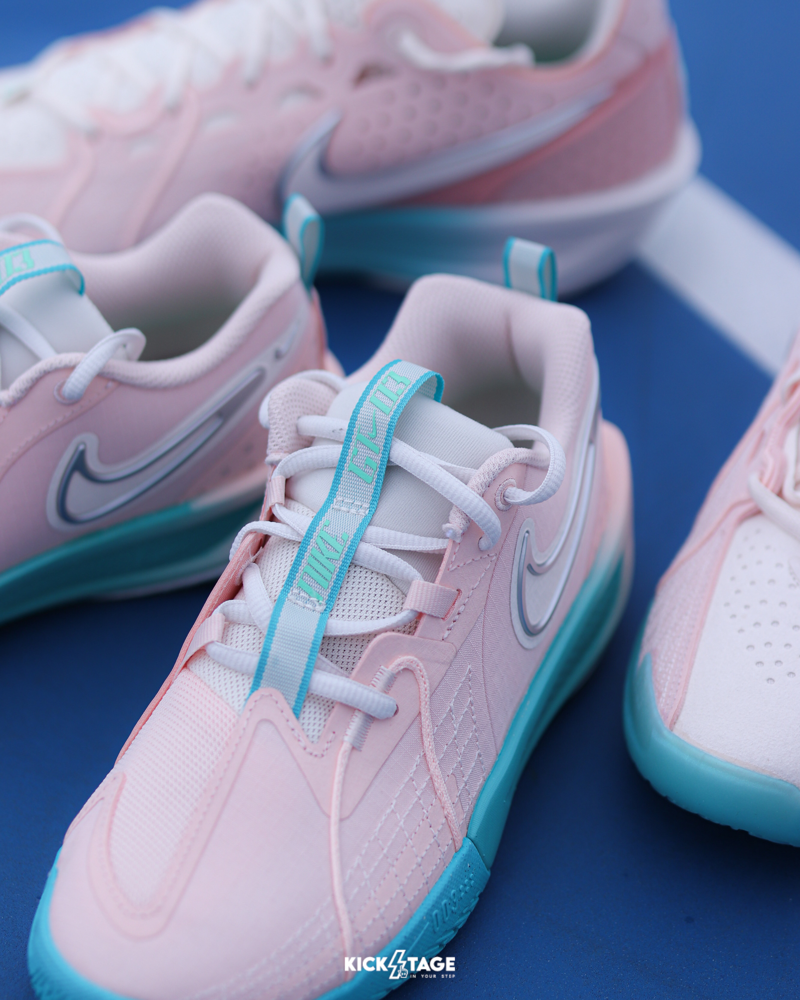 大童鞋 女鞋 Nike G.T. Cut 3 GS "Washed Coral & Dusty Cactus"  粉橘 珊瑚粉 粉紅 湖水藍 籃球鞋 【FD7033-602】GTCUT PINKS