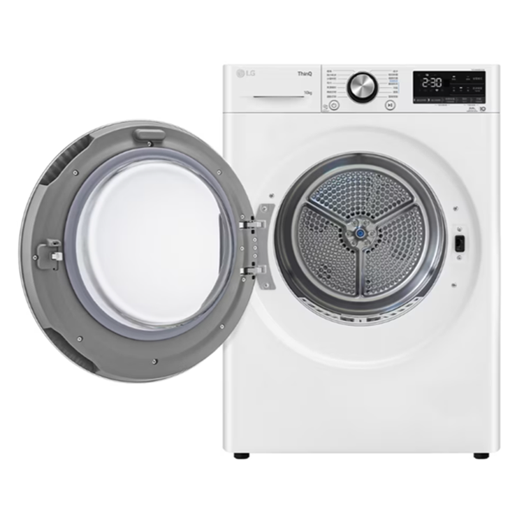 LG 樂金 10公斤 Wi-Fi 熱泵除濕式 雙迴轉變頻乾衣機(WR-100VW)