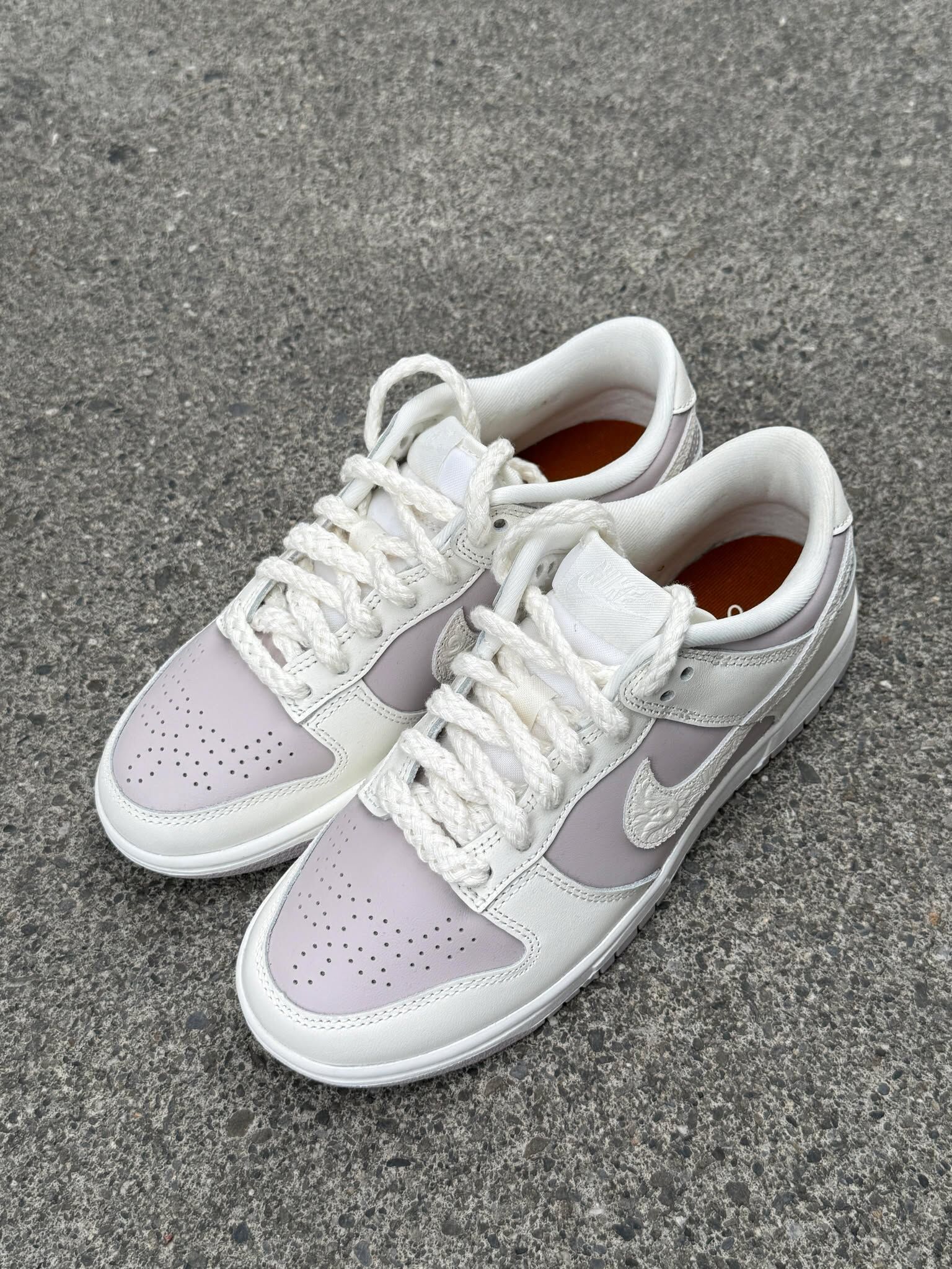 Nike Dunk Low 灰紫 浮雕麻繩 ih0639-011