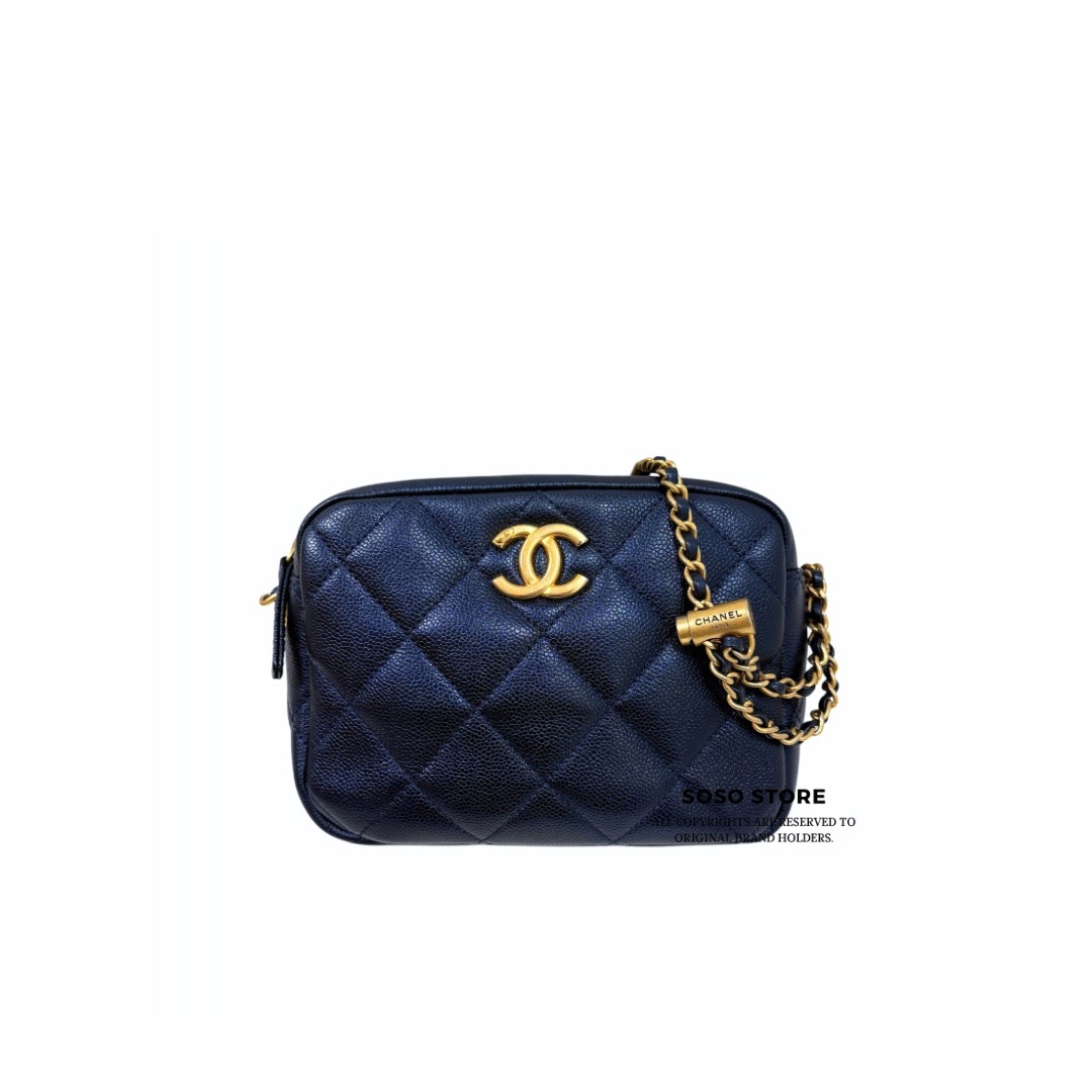 Chanel Camera Bag - Black / Ghw