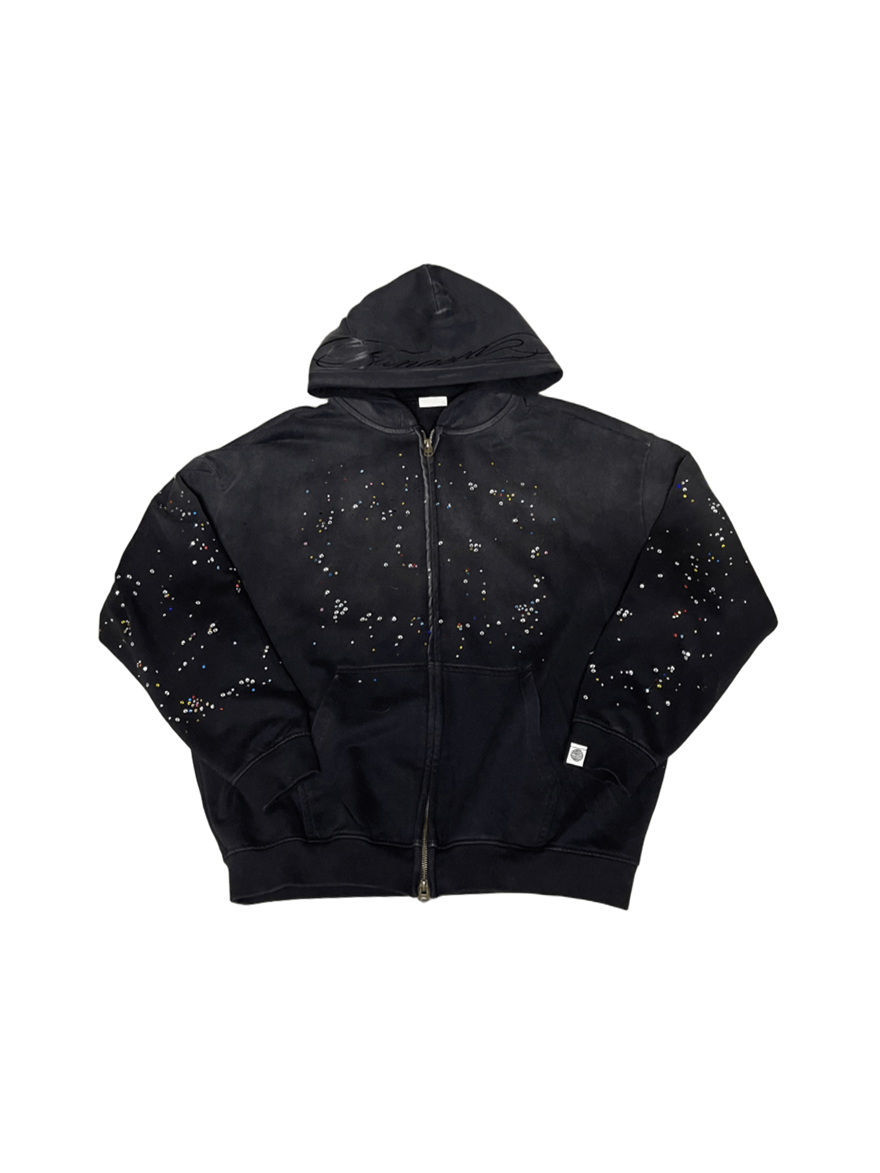 PANACEA x PIECE OF SHIT 水鑽聯名雙向拉鍊外套