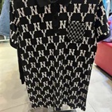 [S] MLB BLACK MONOGRAM ALL-OVER PICKET DRESS NEW YORK YANKEES, 31OP17131-50L (SMLB434)