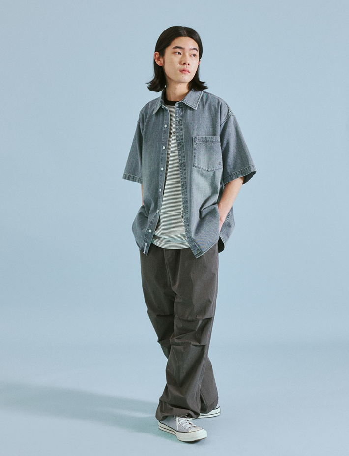 【直播】MARKM LL060308 MONO STRIPE 短袖上衣