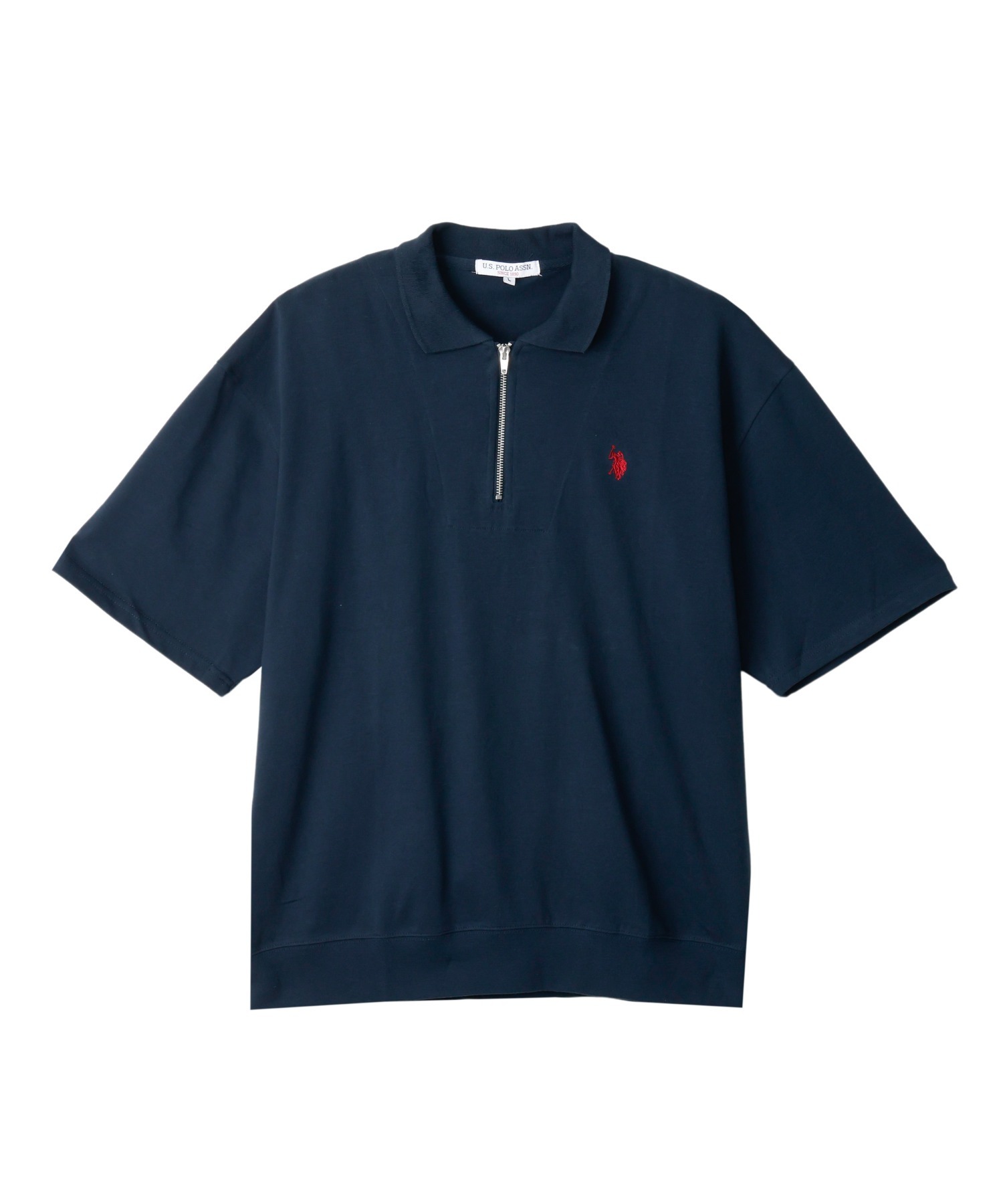 限時特價預購┃ U.S. POLO ASSN. 半拉鍊 短袖 POLO衫