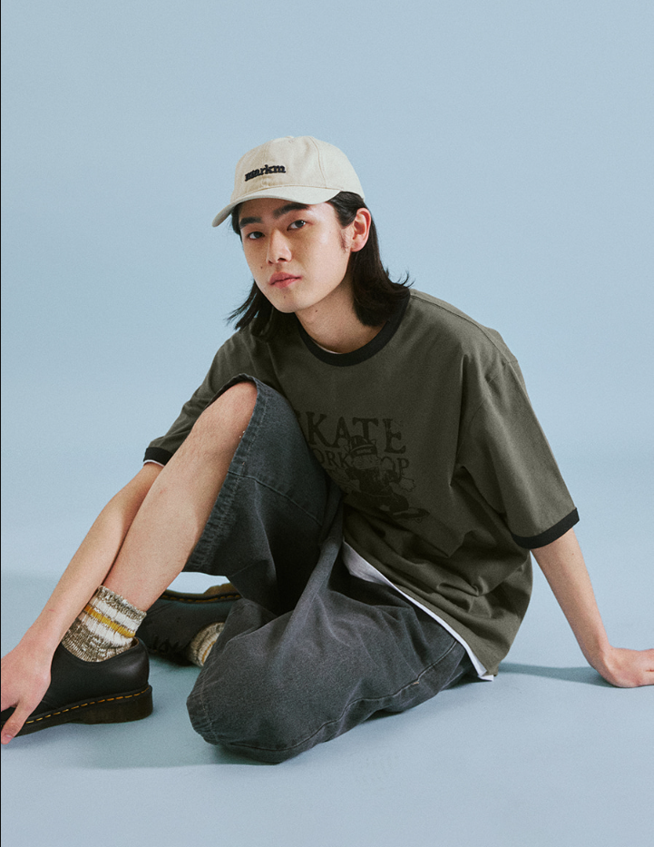 【直播】MARKM LL060310 MARKO CAT 圖案 RINGER 短袖上衣