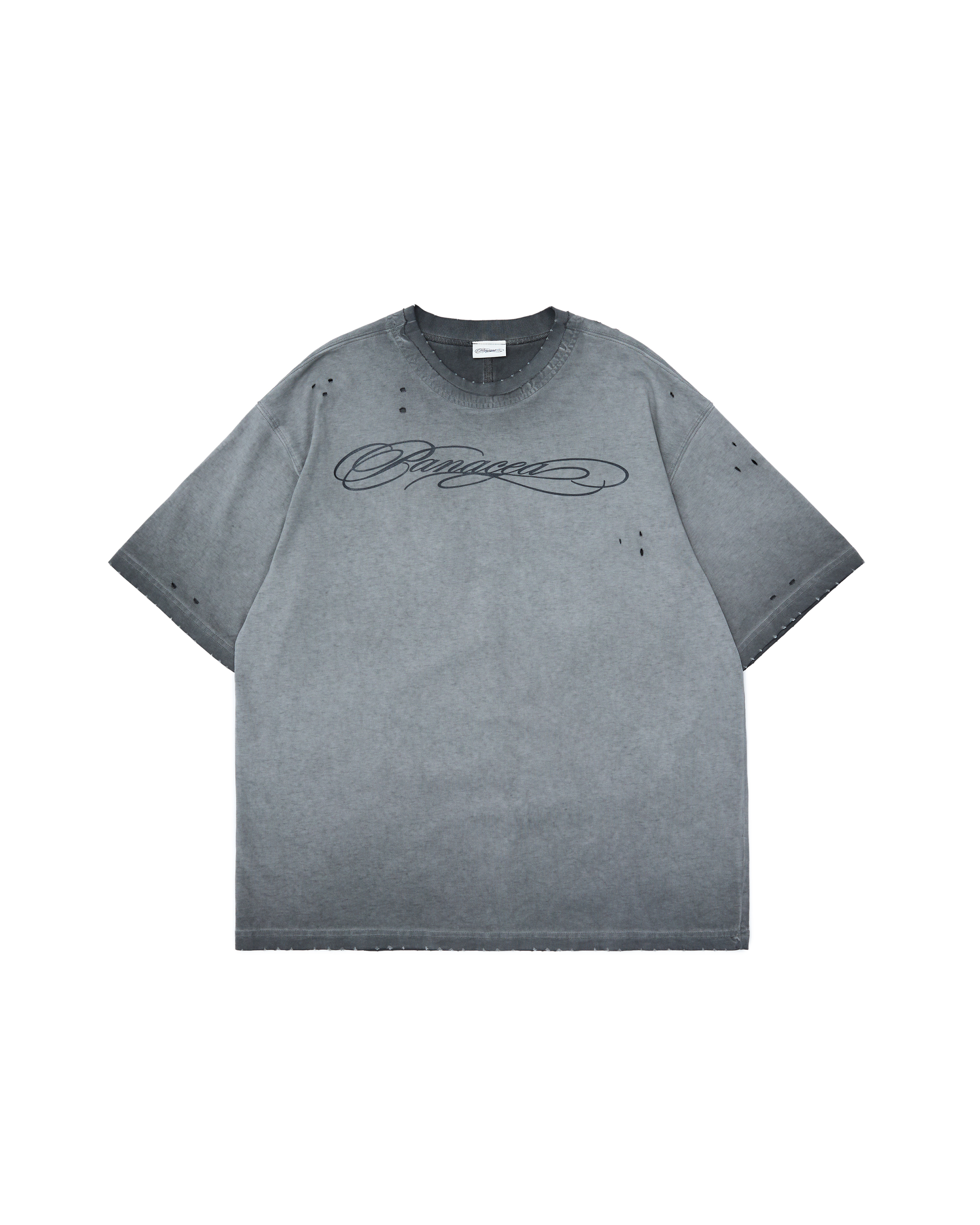 PANACEA 裂寫破壞短袖