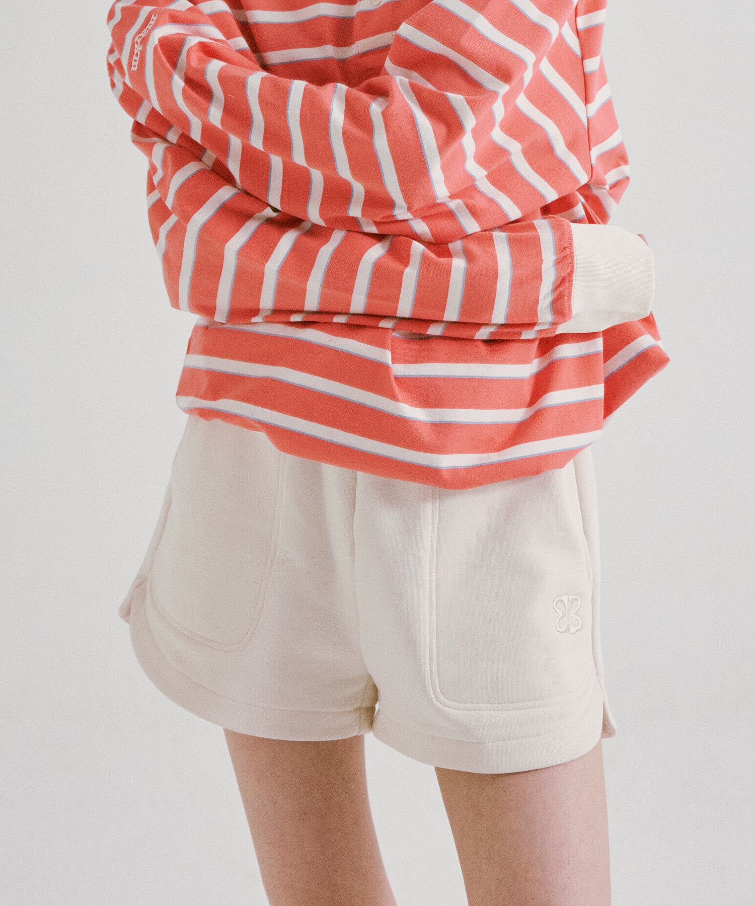 【直播】MARKM LL060313 女裝SIMBOL LOGO運動短褲