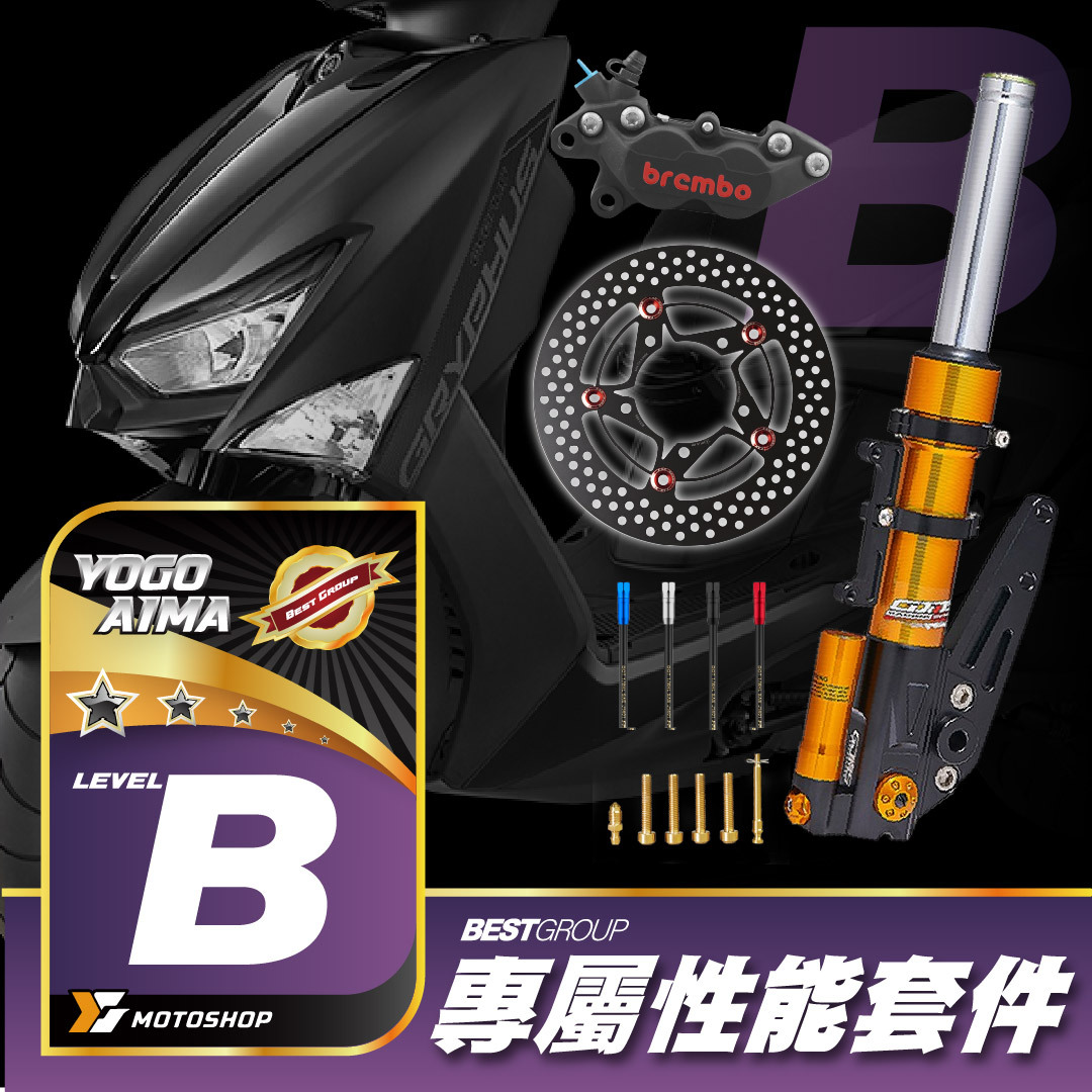 B級前懸吊套件.6代戰.FF2PLUS.B卡對四.赤鬼