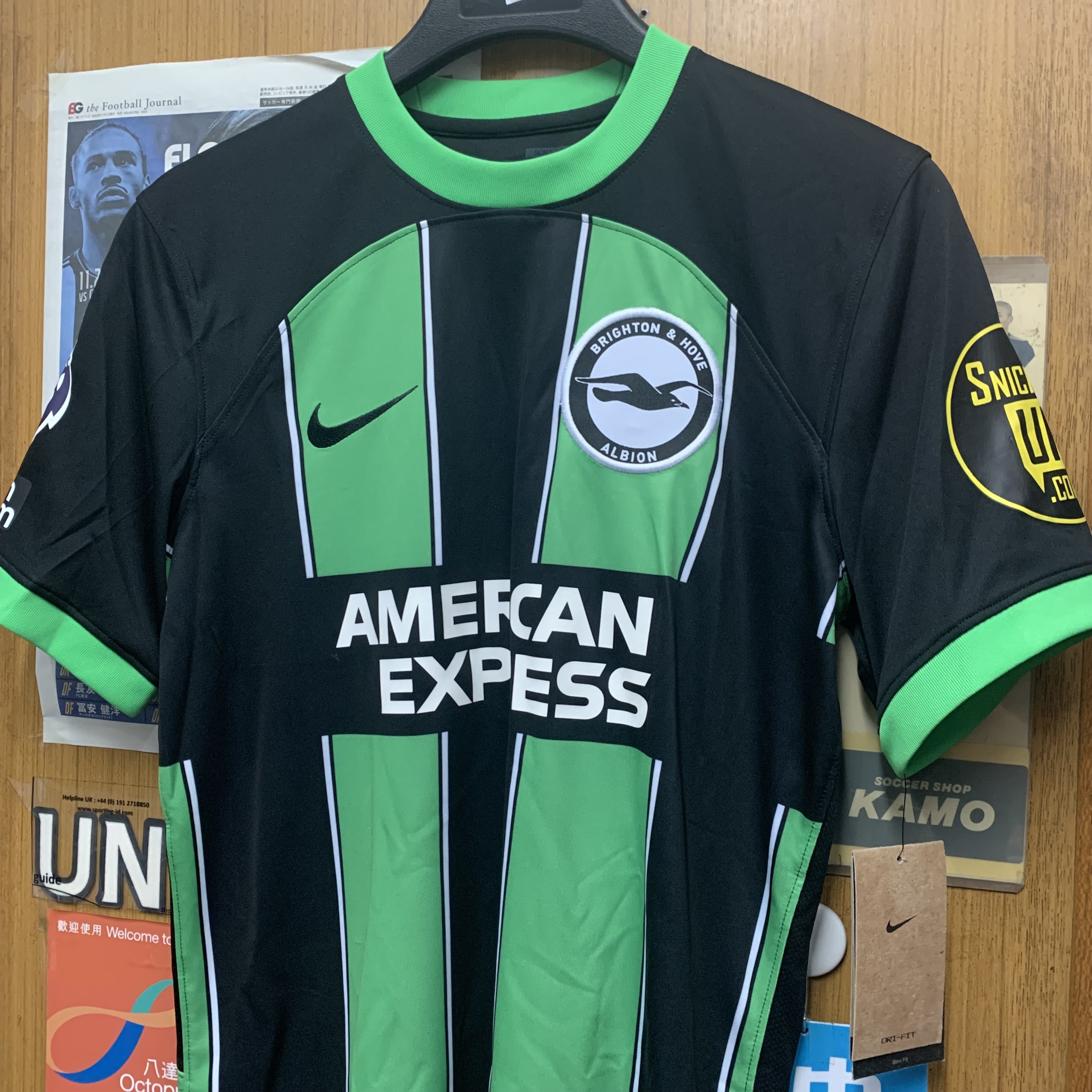 2023 Brighton & Hove Albion Away Shirt with 22 MITOMA [BNWT, M 100% New]