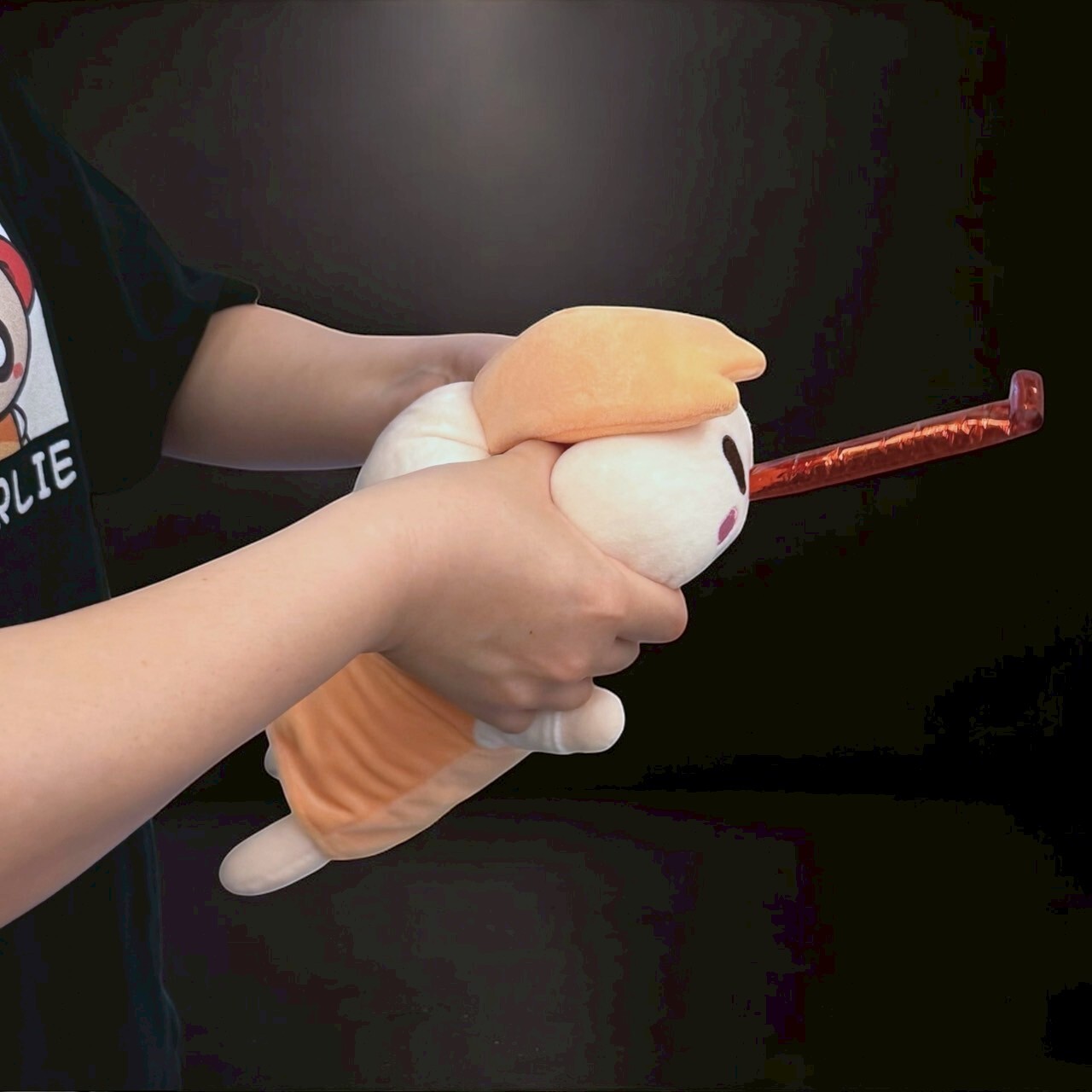 茶里懶洋洋吐舌頭絨毛娃娃