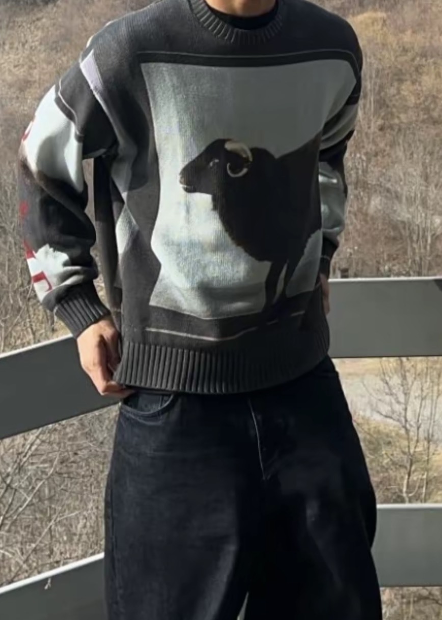 Supreme x Damien Hirst 動物圖案毛衣｜ WEEK1 聯名款 美式潮流長袖