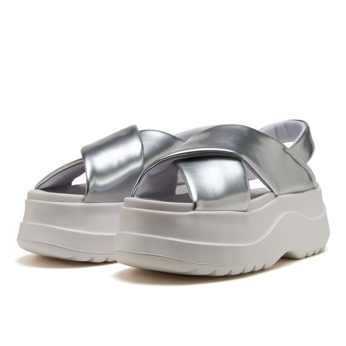 Converse Chewy PC 日本限定 液態銀 銀色 增高 厚底 涼拖鞋 33800031