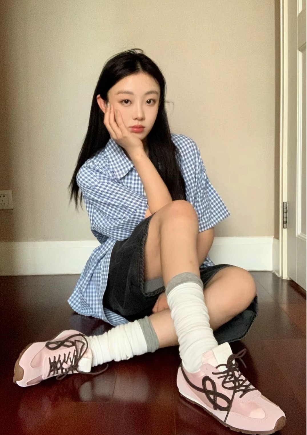 WE FLOWER 小花鞋 芭菲粉｜舒適百搭復古休閒鞋 男女同款