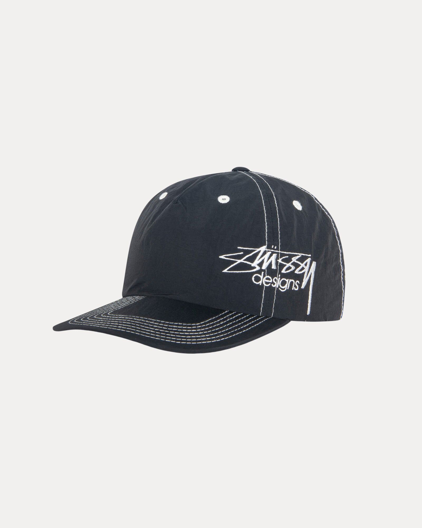 2025SS STUSSY MID-DEPTH STÜSSY DESIGNS SNAPBACK 側邊 LOGO 尼龍 帽子 現貨 1311180