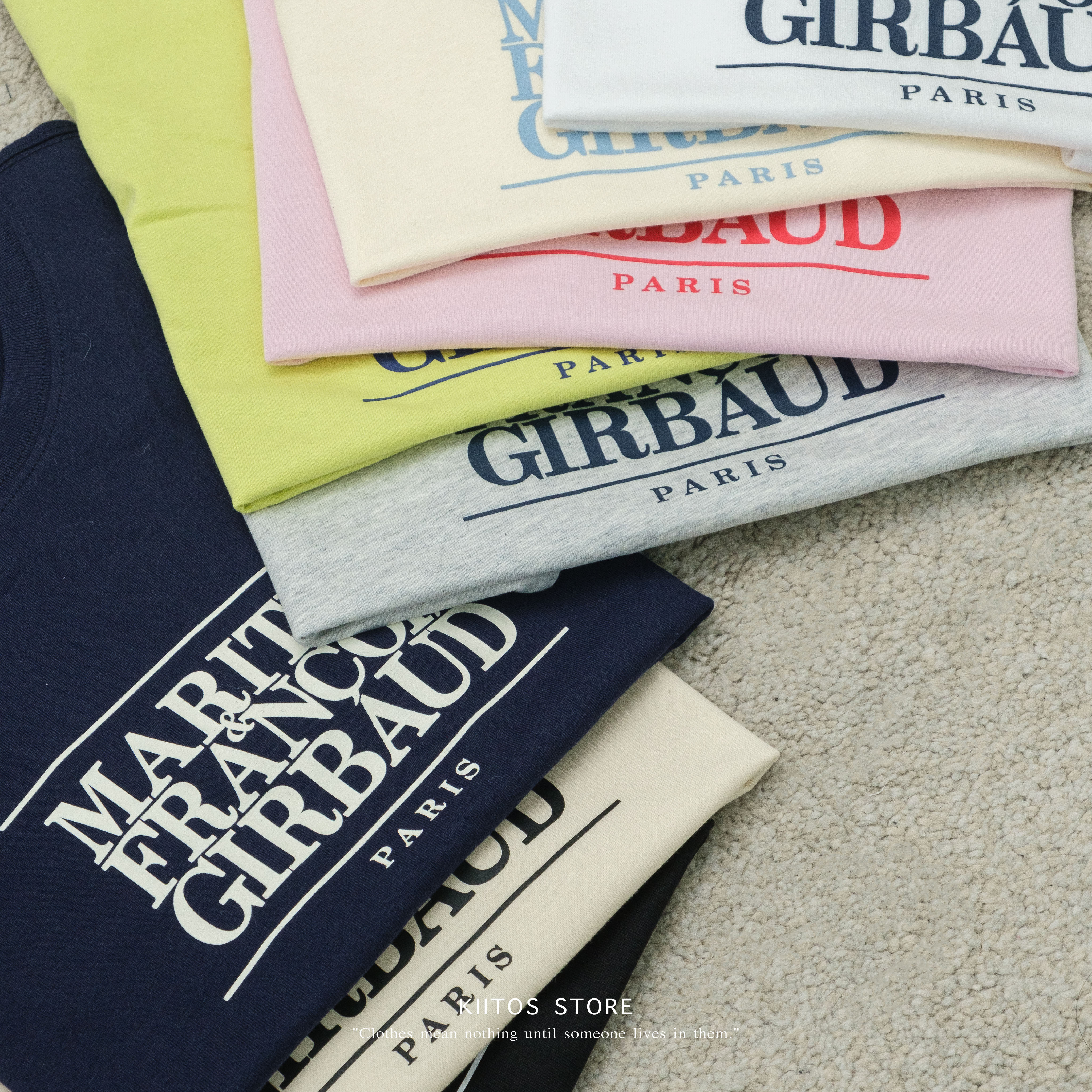 【現貨】韓國代購 Marithe Francois Girbaud MFG 經典 印花 大Logo 短版 Tee
