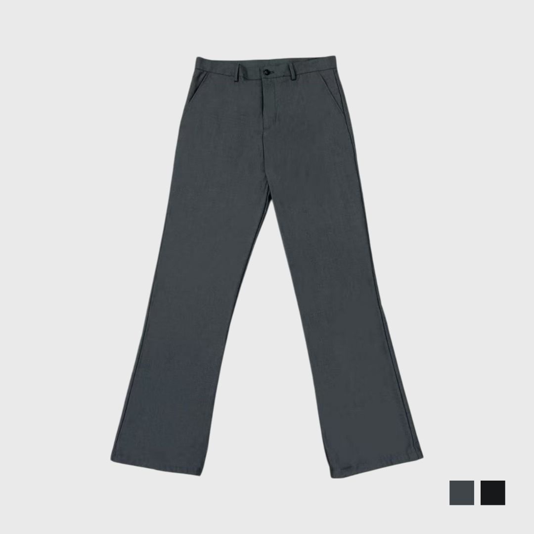 垂感捏摺設計西裝褲