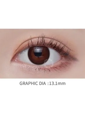 [日拋] Lensme Akma Holoris 1 Day Mousse Choco彩妝隱形眼鏡｜每盒30片