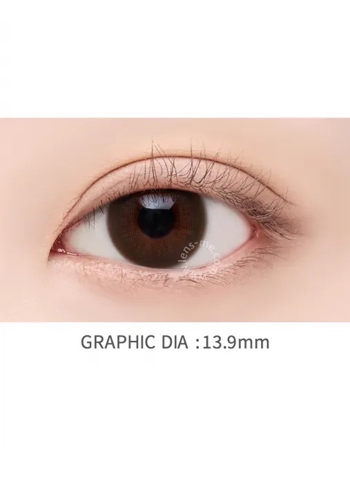 [日拋] Lensme Akma 1 Day Grande Choco Brown 彩妝隱形眼鏡｜每盒30片