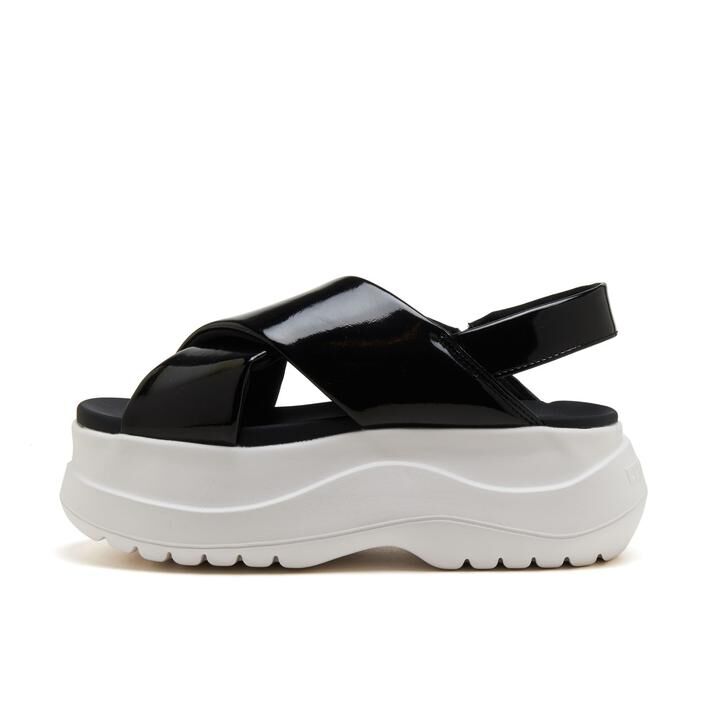 Converse Chewy PC 日本限定 黑色 漆皮 增高 厚底 涼拖鞋 33800030