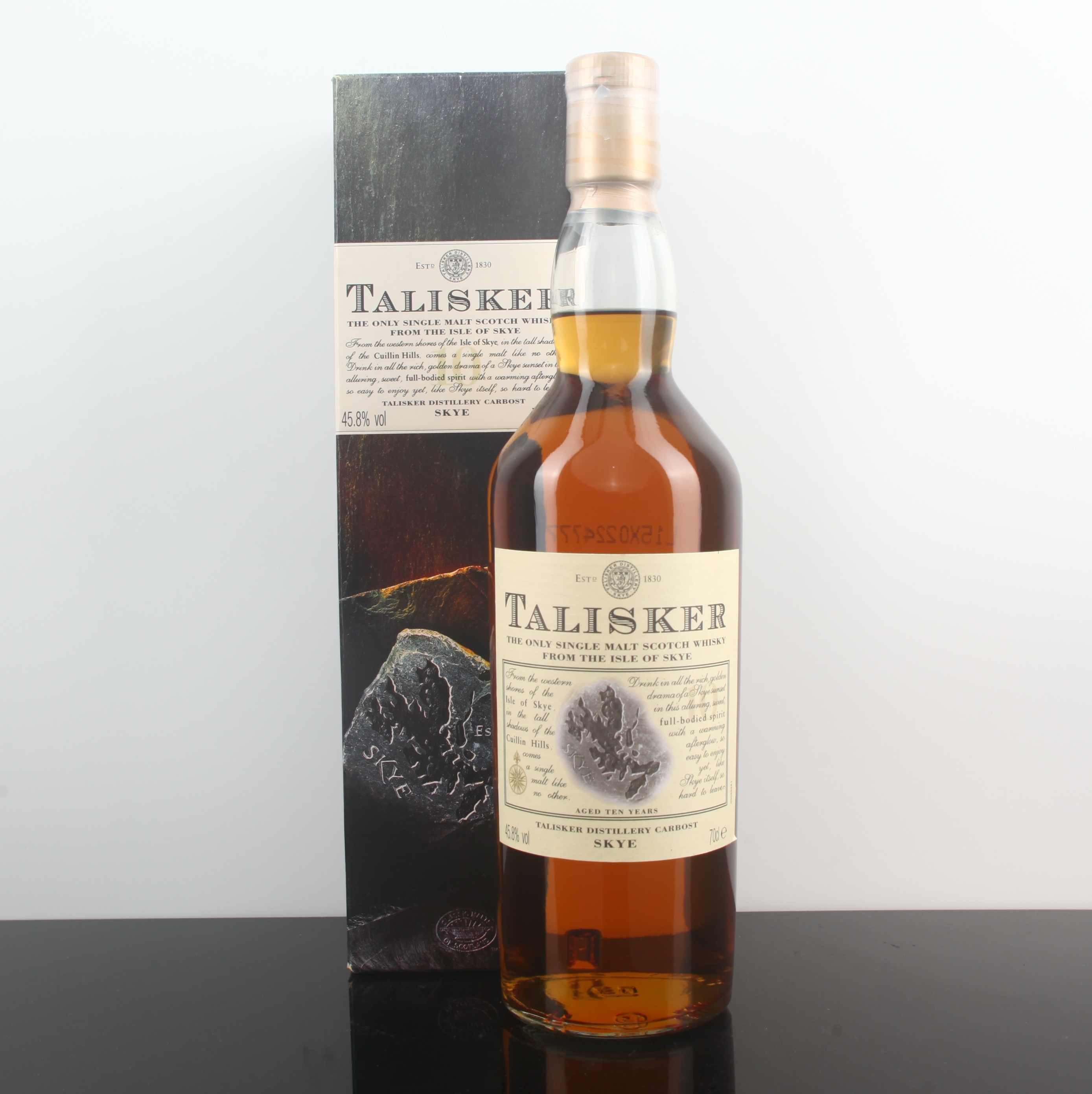 Talisker 10YO 45.8% Stone Label (Early 2000s)