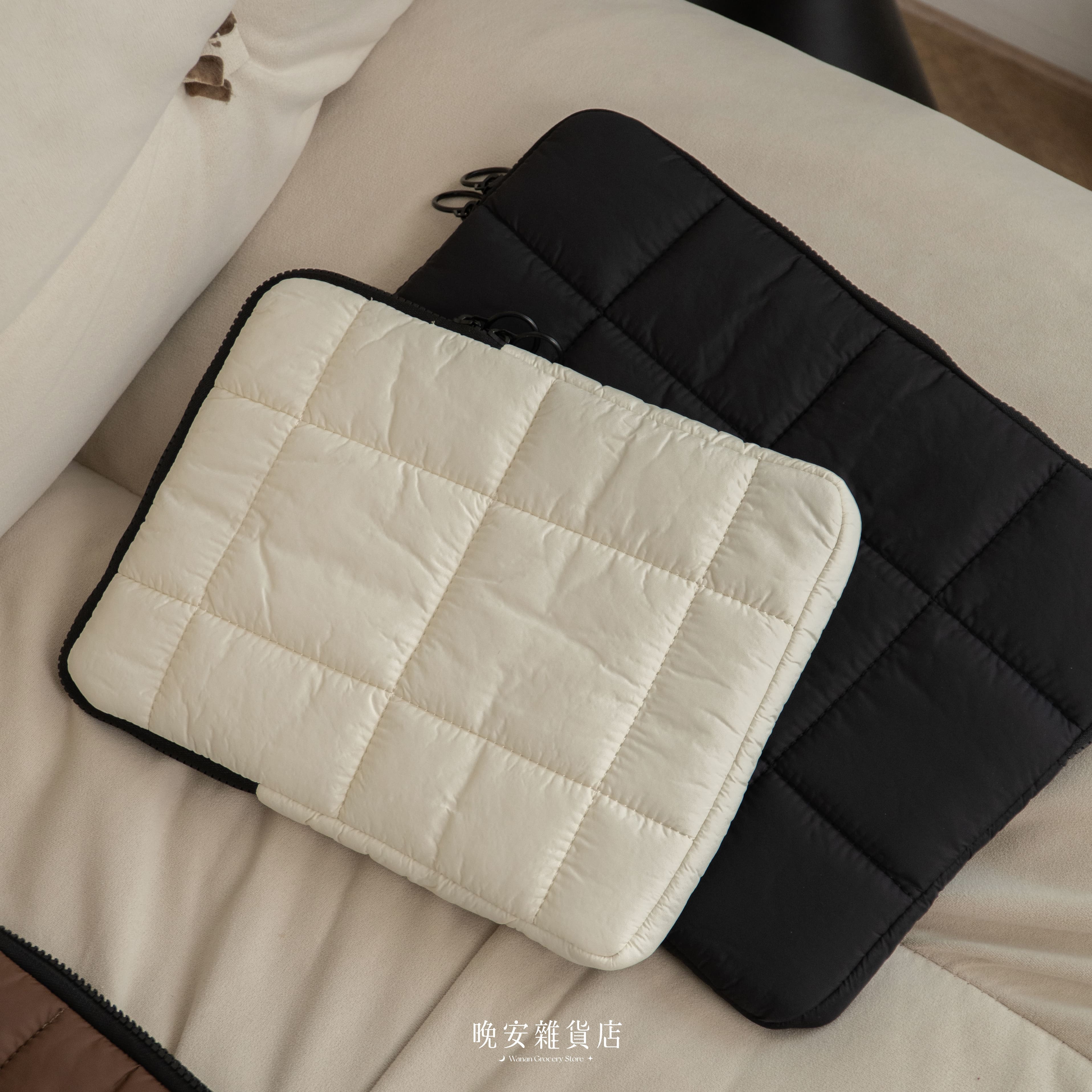 【筆電的柔軟外套】韓系泡泡筆電平板包｜澎澎電腦包