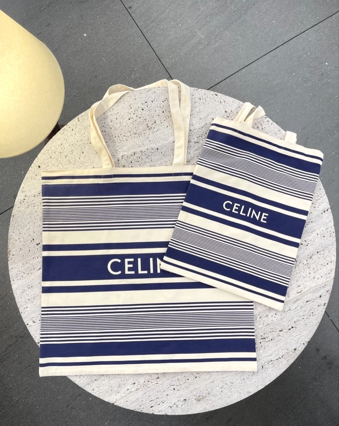 Celine 2025 夏日度假限定帆布袋(2size)