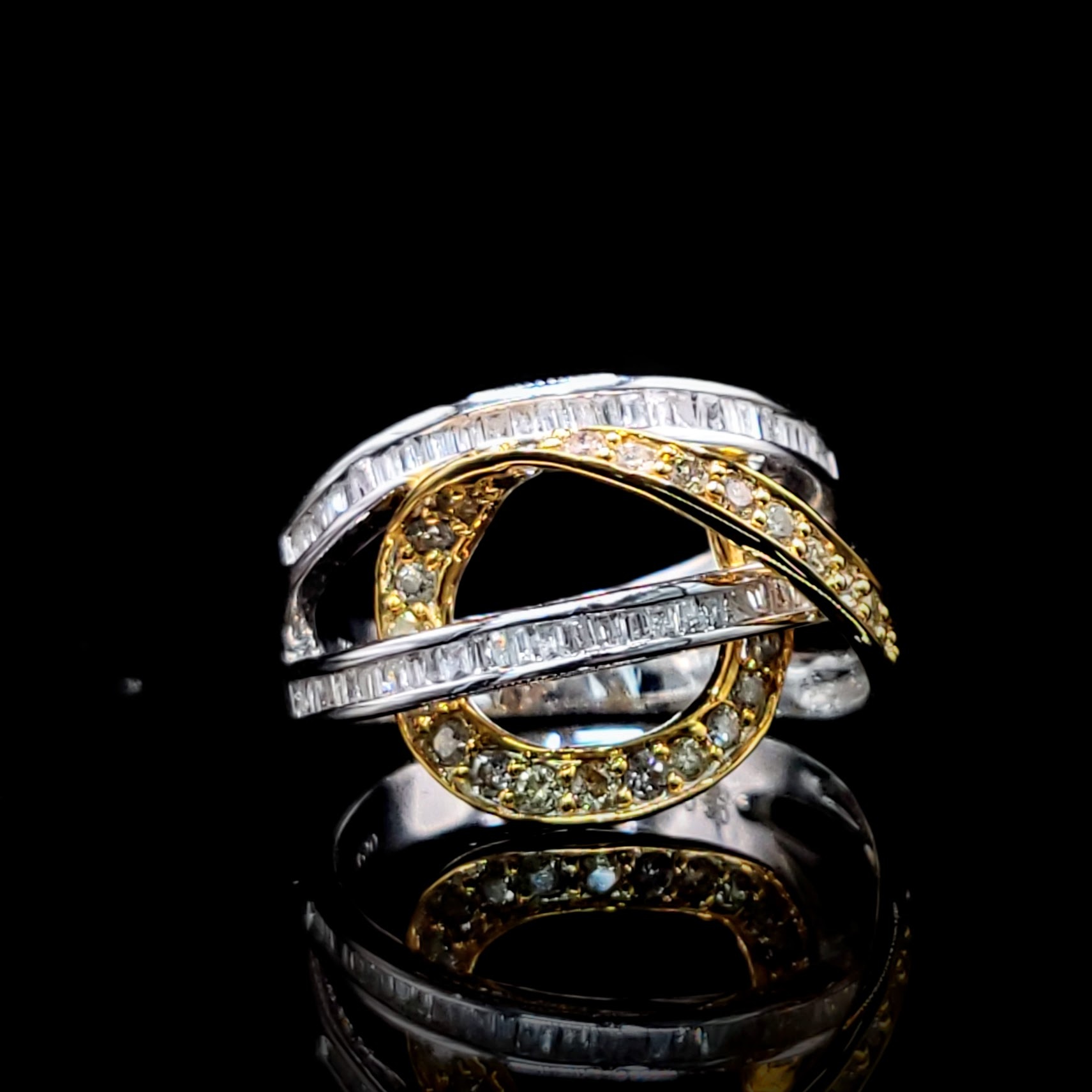 18K Gold 0.80ct Diamond Ring