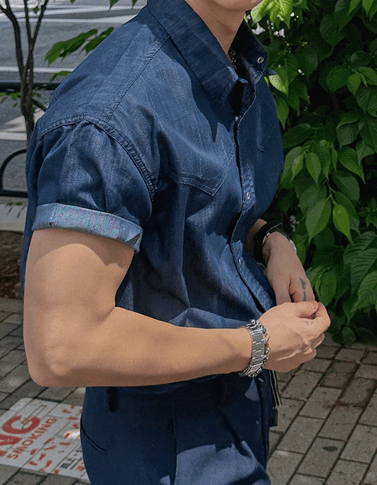 涼爽永恆粗紋西部襯衫