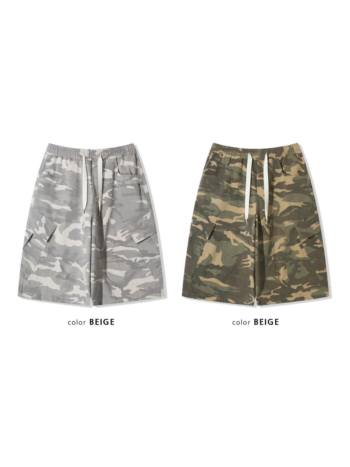 迷彩工裝短褲 GATHER-035P