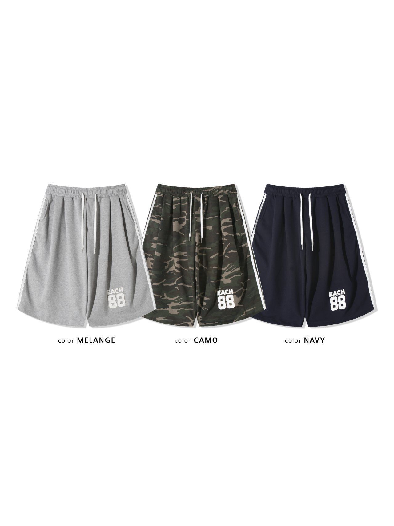 三間數字短褲 GATHER-036P