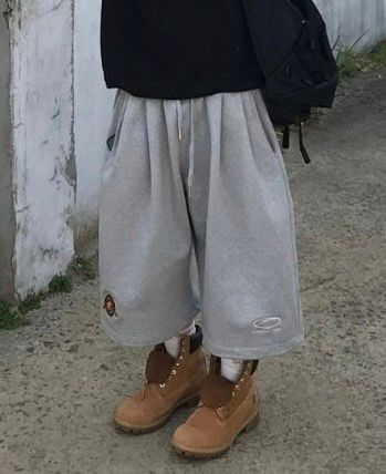 英文字圖案短褲 GATHER-042P