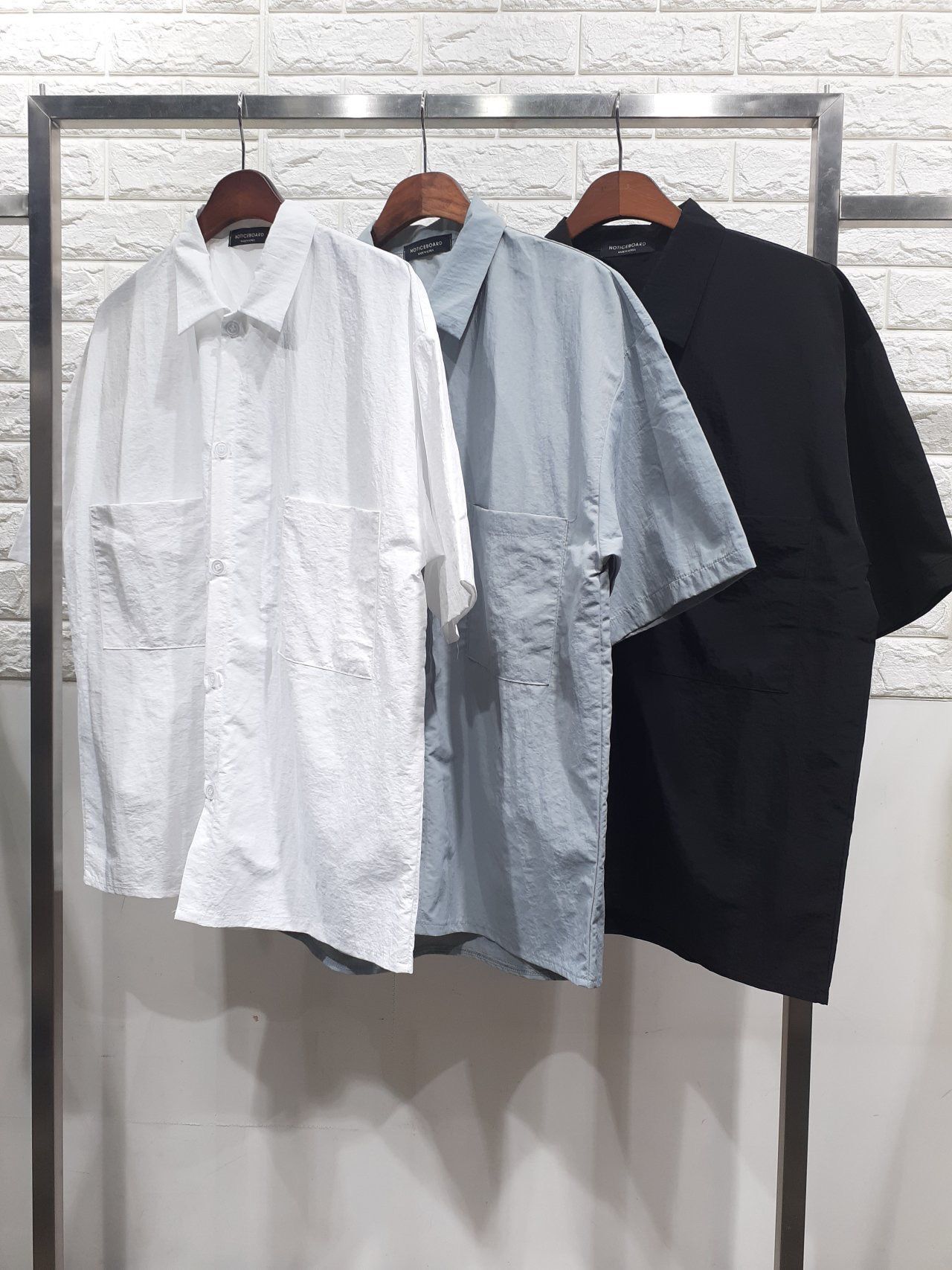 淨色短袖恤衫 Not-041S