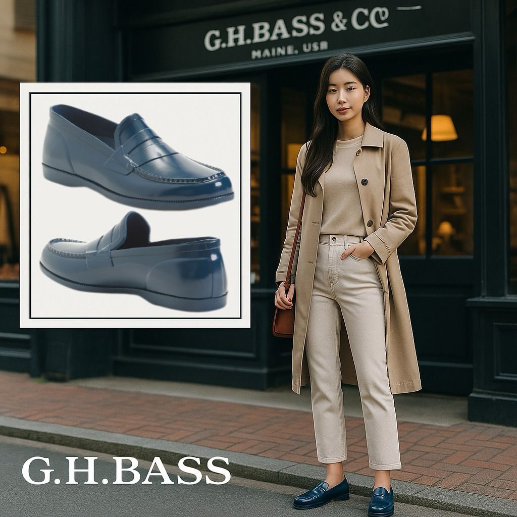 【預購】GH BASS Whitney Rubber G060202 女裝防水樂福鞋