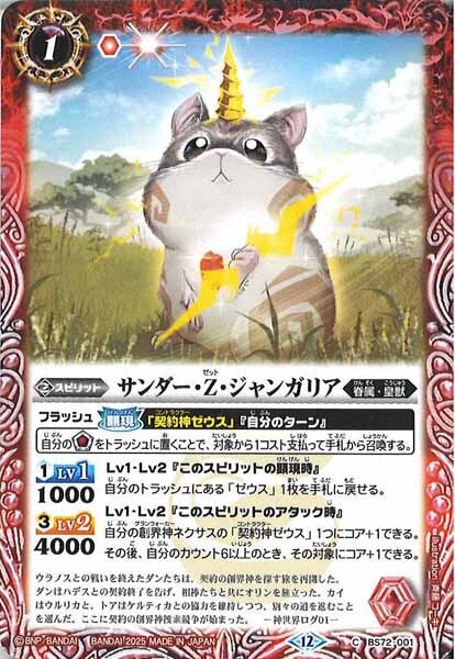 BS72-001 サンダー・Z・ジャンガリア