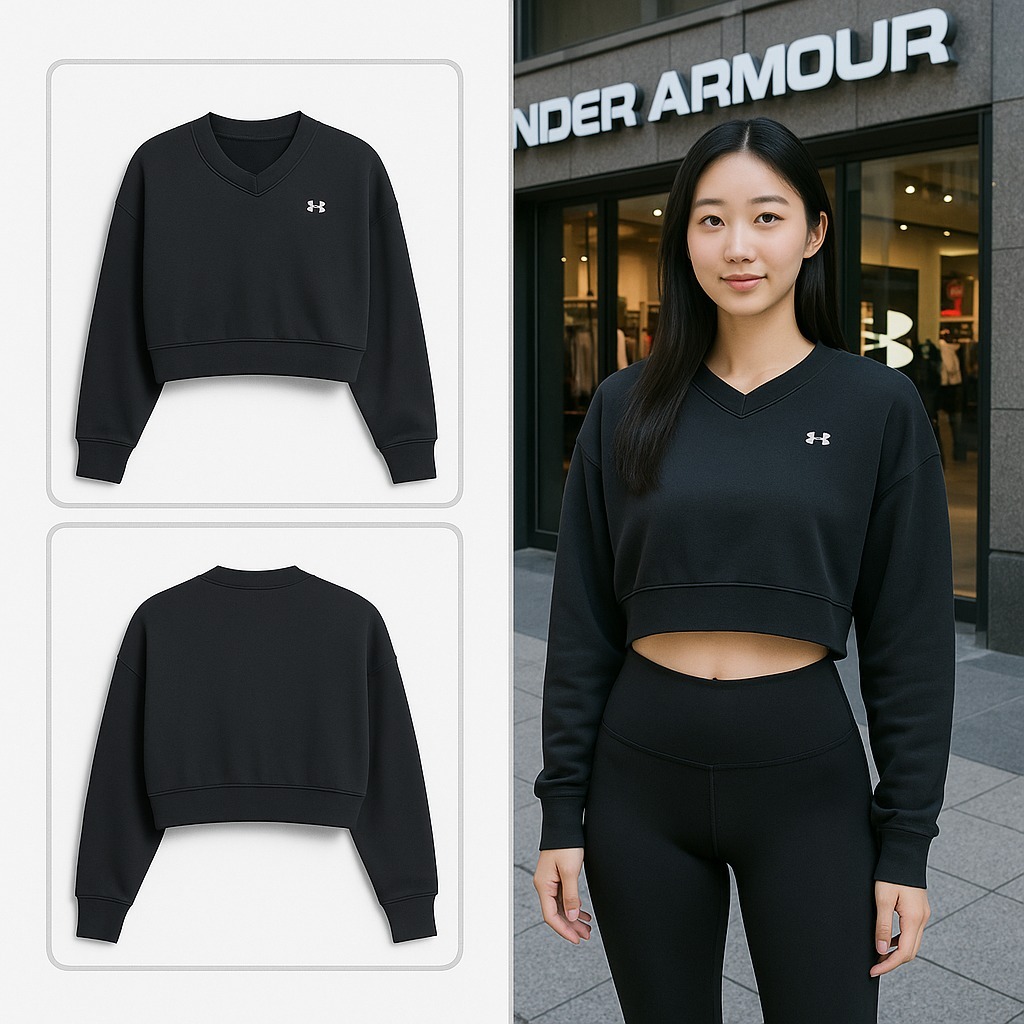 【預購】UNDER ARMOUR Rival Terry G060207 女裝短款衛衣