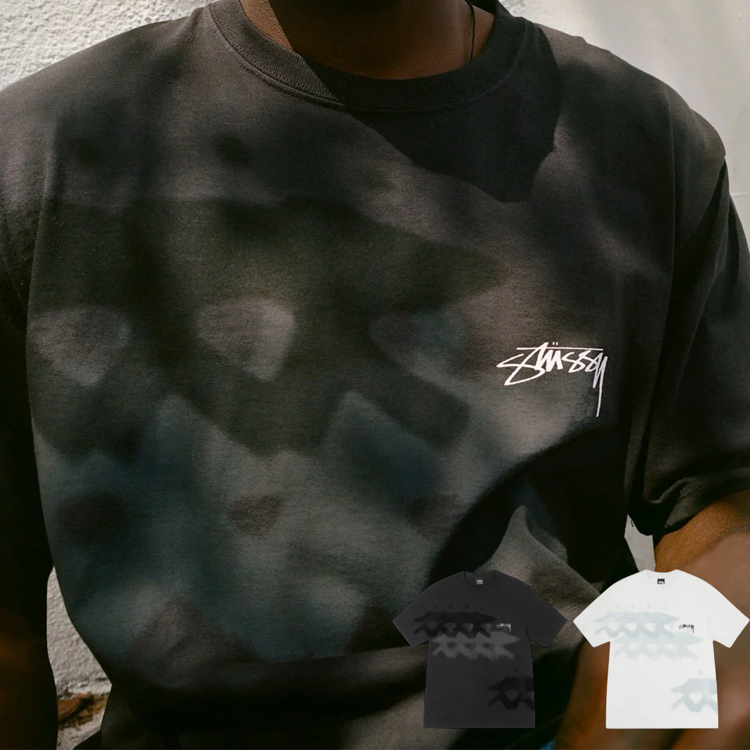 1905139 Stussy 2025 剪影 Low Tide Pig.Dyed Tee