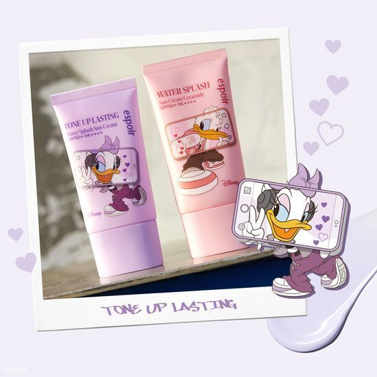 《Olive young連線》[DISNEY EDITION] espoir Water Splash Sun Cream Tone Up Lasting 50ml