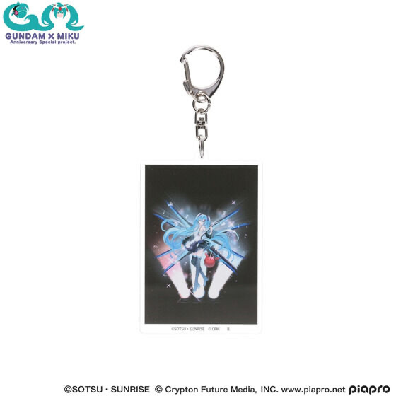 234928 Pbandai 預訂 2025/10月 ガンダム45周年 × 初音ミク アクリルチャーム ZGMF/A-262B ストライクフリーダムガンダム弐式 [初音ミクVer.]