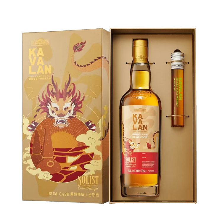 Kavalan Solist Rum Cask Strength Single Malt Whisky 2024龍年限定春節禮盒