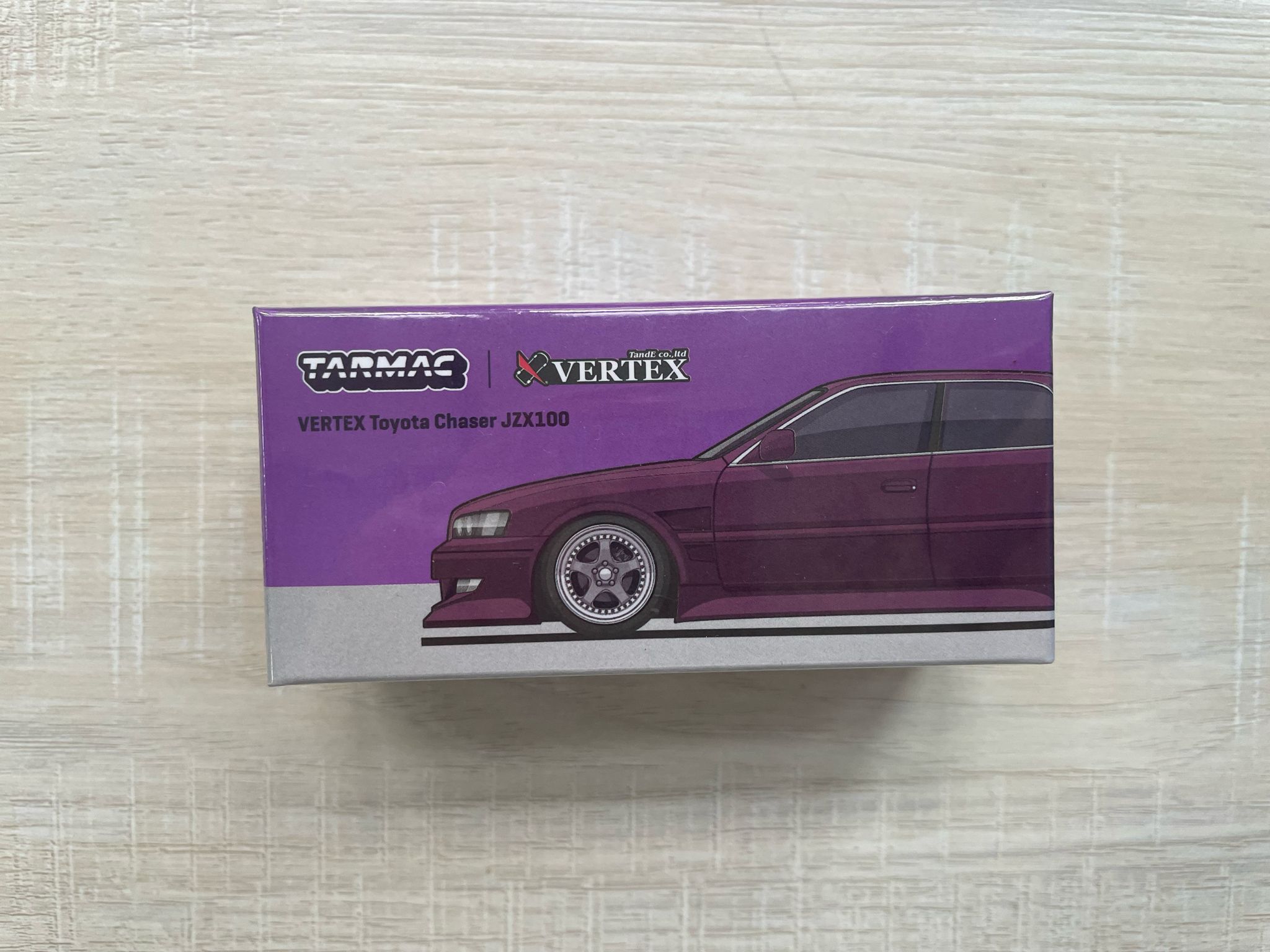 TARMAC TOYOTA CHASER JZX100 PURPLE METALLIC