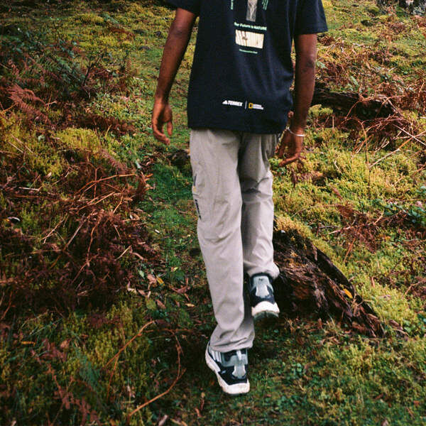 Adidas Natgeo Wv Pant IS9527 男 長褲 防潑水 運動長褲 休閒長褲 米灰 亞版