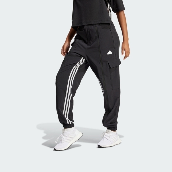 Adidas Dance Cargo IN1826 女 長褲 運動 舞蹈 休閒 吸濕排汗 寬鬆 高腰 彈力褲口 黑