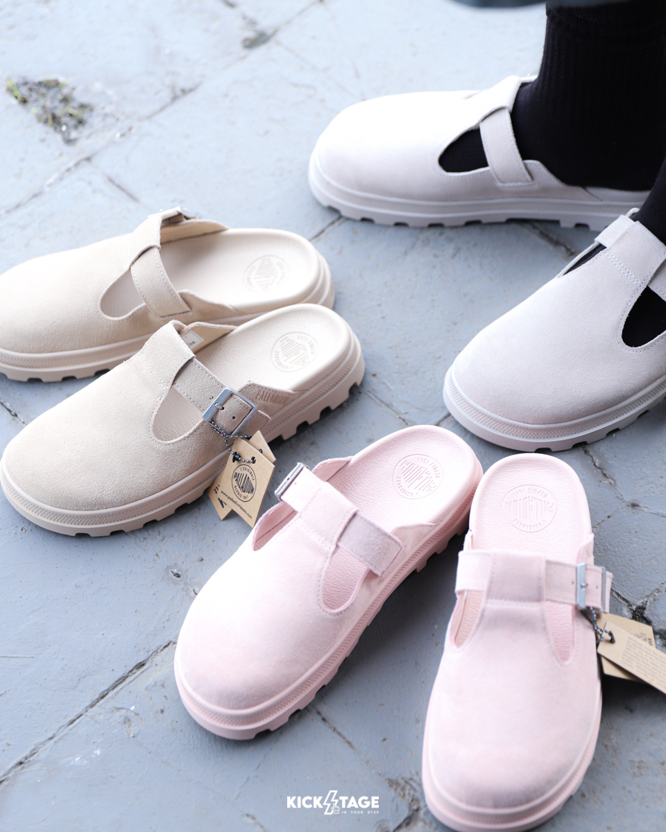 男女鞋 PALLADIUM DUNELITE PYLA SDE 灰 沙色 粉 黑 棕 深灰 麂皮 輕量 拖鞋 穆勒鞋【74454】