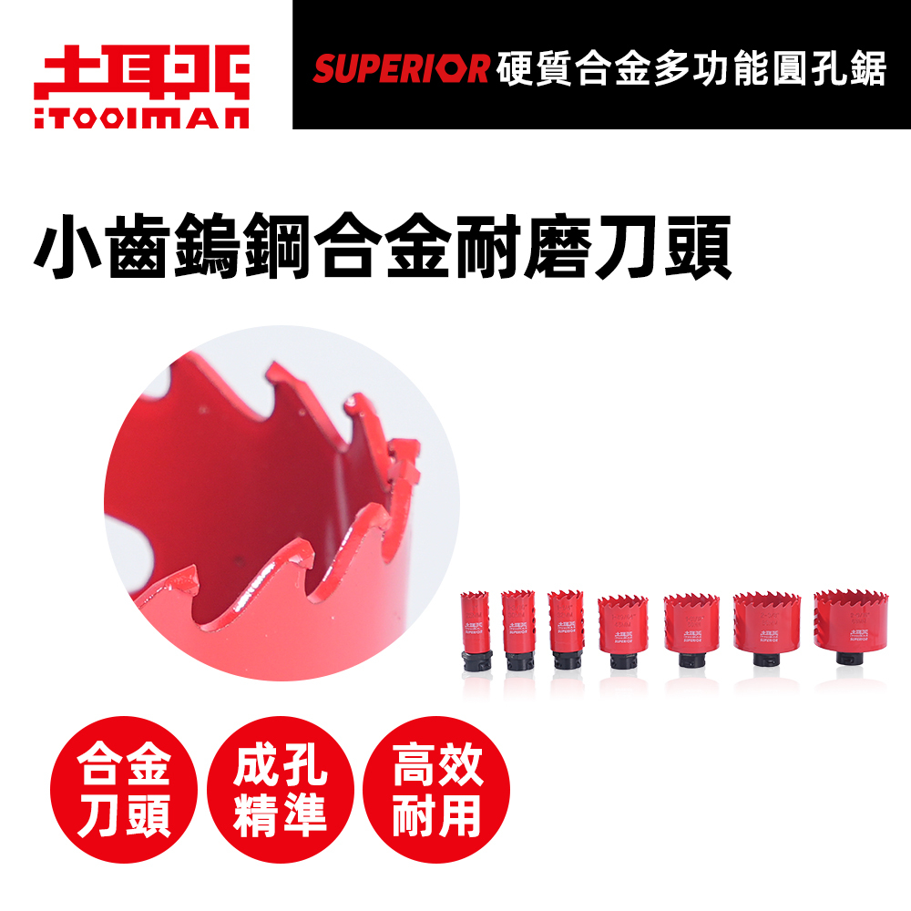 SUPERIOR．多功能硬質合金圓孔鋸