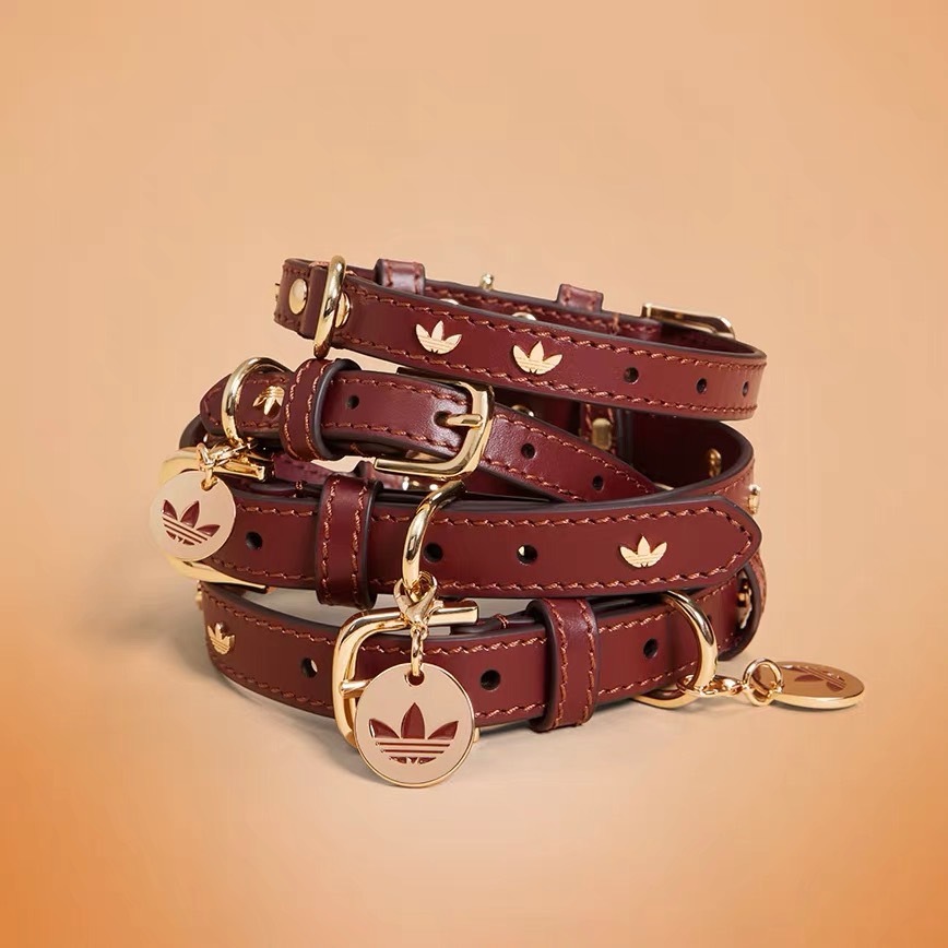 Adidas Originals 寵物狗狗貓貓 復古 金屬吊牌 可調節項圈 兩色 KH0123 KH0124