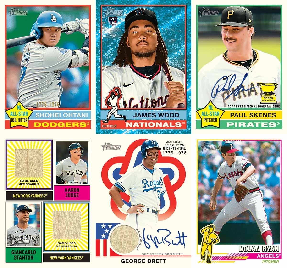 Topps 2025 MLB Heritage Baseball Blaster Box 球員卡 卡盒