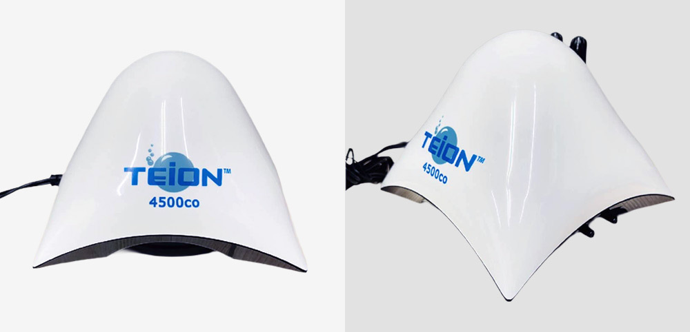 採用獨特UFO飛碟造型設計，結合高效隔音室技術，有效降低運轉噪音